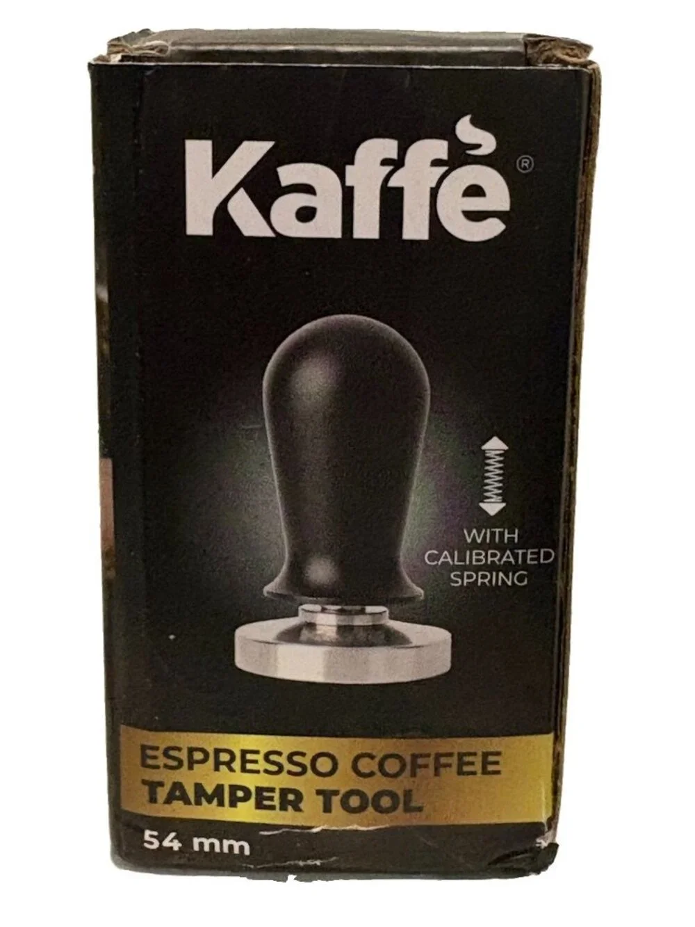 Kaffe Espresso Coffee Tamper With Spring 54mm Stainless Steel Barista Tool